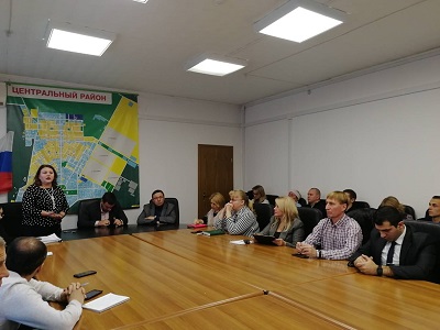 Рабочая встреча с управляющими микрорайонами Тольятти 