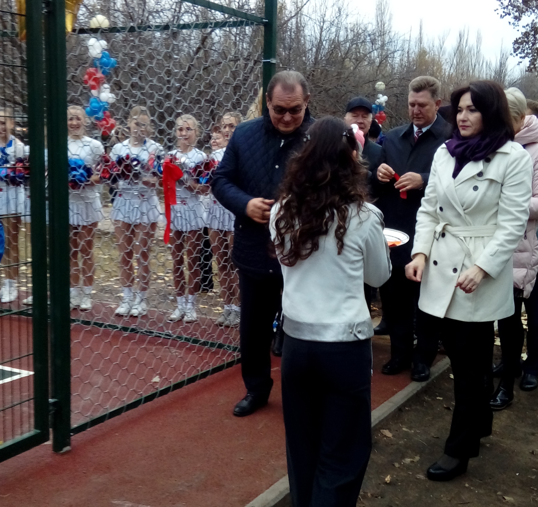 Открытие спортивной площадки в 5 квартале с участием главы городского округа Тольятти Анташева С.А.